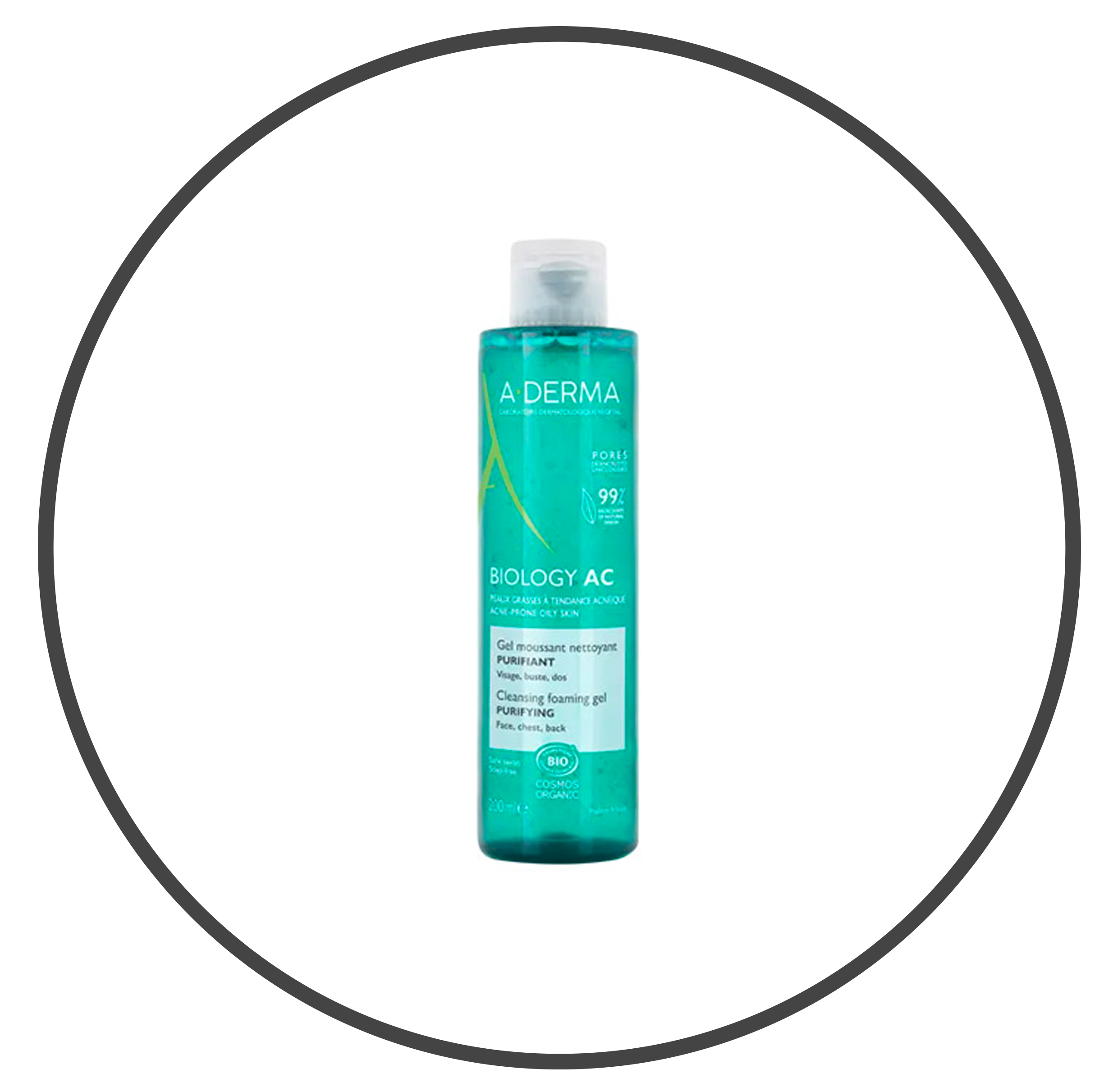 a derma biology gel mouss